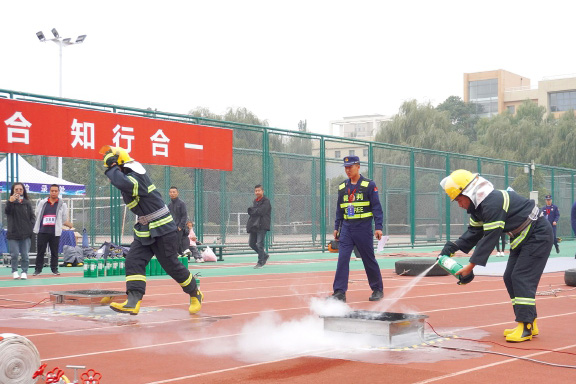 380人参与消防自防自救力量比武竞赛